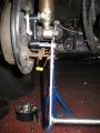 Rear ARB being fitted